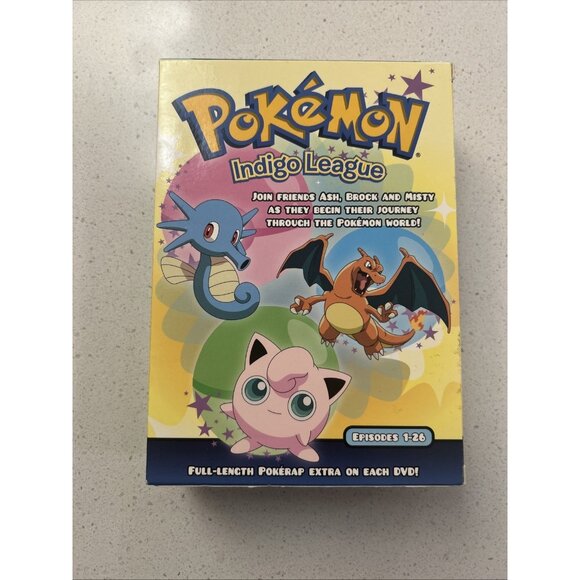 Pokémon Indigo League Season 1 Part 1 DVD 3 Disc Boxed Set 26 Episodes 1-26 - Picture 2 of 4